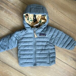 Patagonia Baby Reversible Down Sweater Hoodie